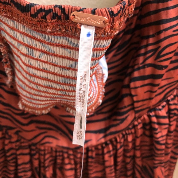 Free People zebra printed blouse - Picture 5 of 13